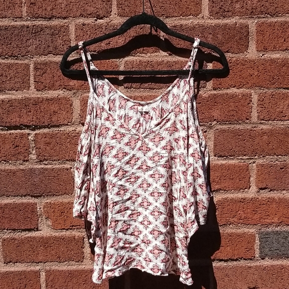 Hollister Tops - Hollister Sz M VGUC Boho Cold Shoulder Top